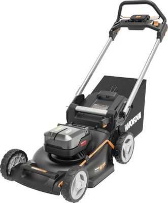 Akumuliatorinė savaeigė vejapjovė Worx WG749E; 2x20 V; 2x4,0 Ah akum.