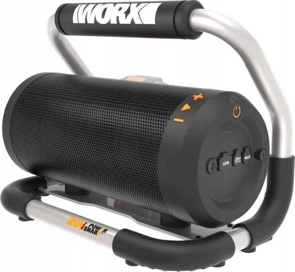 Bluetooth® garso kolonėlė Worx WX009.9; 20 V (be akumuliatoriaus ir pakrovėjo)