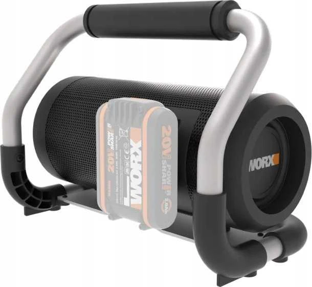 Bluetooth® garso kolonėlė Worx WX009.9; 20 V (be akumuliatoriaus ir pakrovėjo)