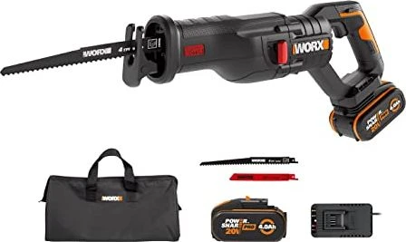 Worx WX516 20 V stūmoklinis pjūklas