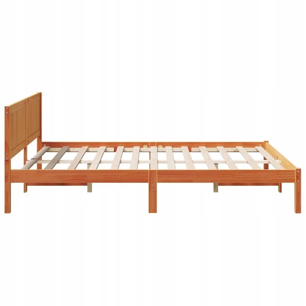Lovos rėmas Ruda 140 x 200 cm Pušies medienos masyvas