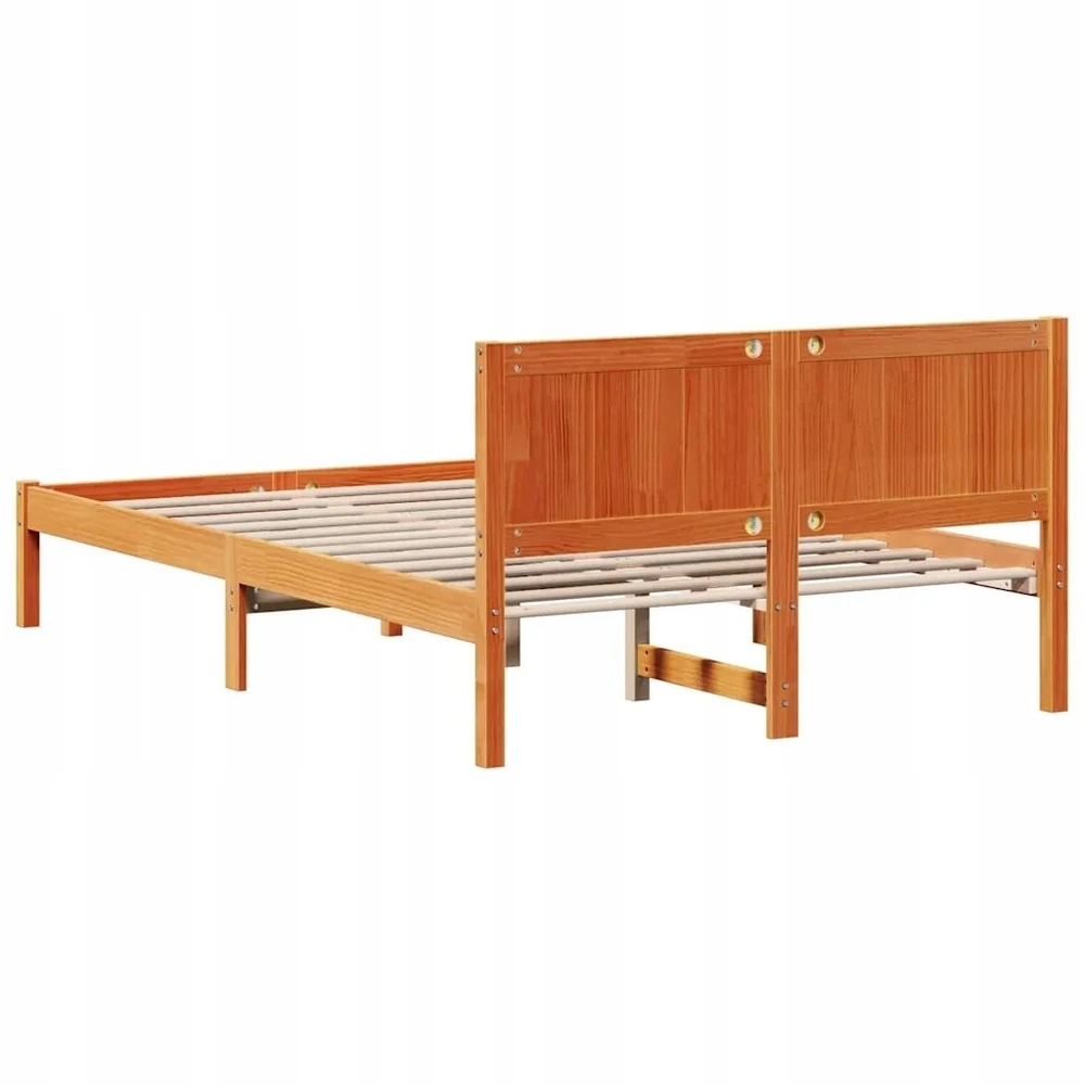 Lovos rėmas Ruda 140 x 190 cm Pušies medienos masyvas