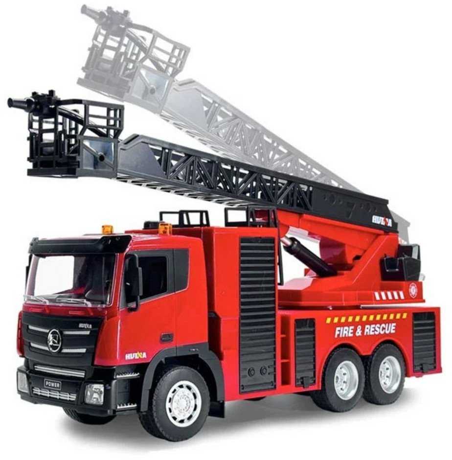 Huina Nuotoliniu būdu valdoma gaisrinė su kopėčiomis HUI NA TOYS 15CH 1:18