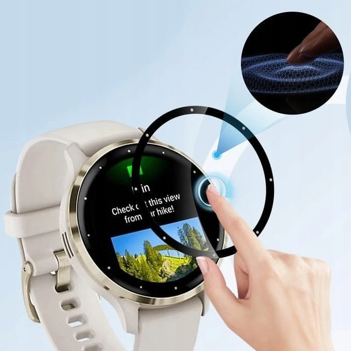 Wozinsky Full Glue Apsauginis stiklas Garmin Venu 3S 41mm (2 vnt.)