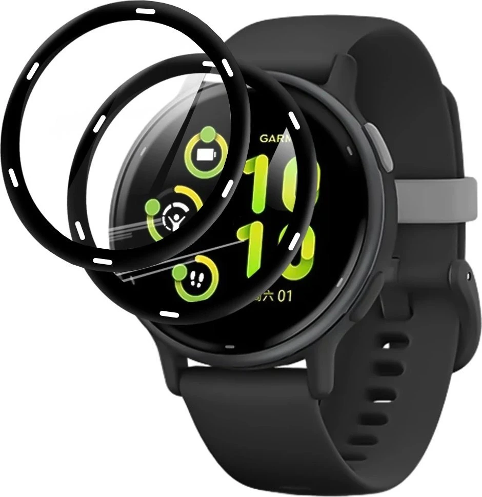 Wozinsky Full Glue Apsauginis stiklas Garmin Vivoactive 5 (2 vnt.)