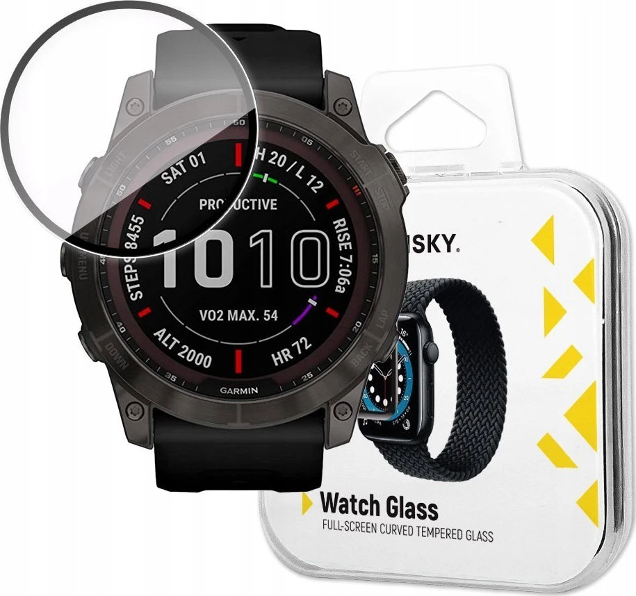 Wozinsky Full Glue Apsauginis stiklas Garmin Forerunner 165 (2 vnt.)