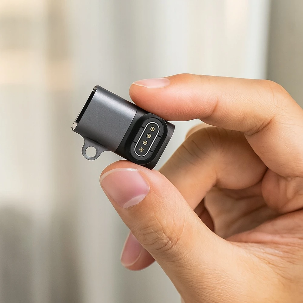 Wozinsky WAYGS1 USB-C Adapteris for Garmin Išmanusis laikrodis – pilkos spalvos
