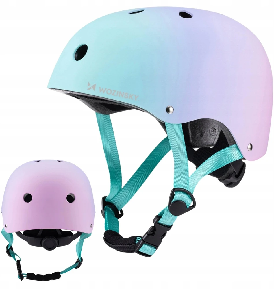 Wozinsky M BMX/Scooter Helmet - Rožinė Gradient