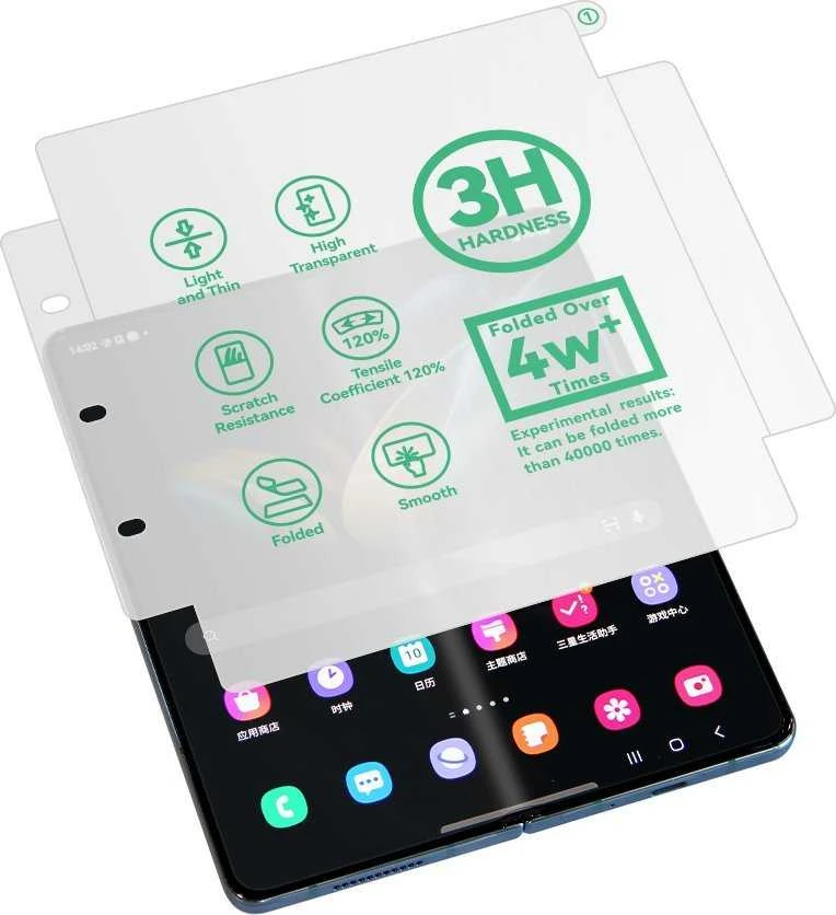 Wozinsky ekrano apsauga, skirta „Samsung Galaxy Z Fold 5“ nematoma plėvelė, skirta „Samsung Galaxy Z Fold 5“ nematoma plėvelė.