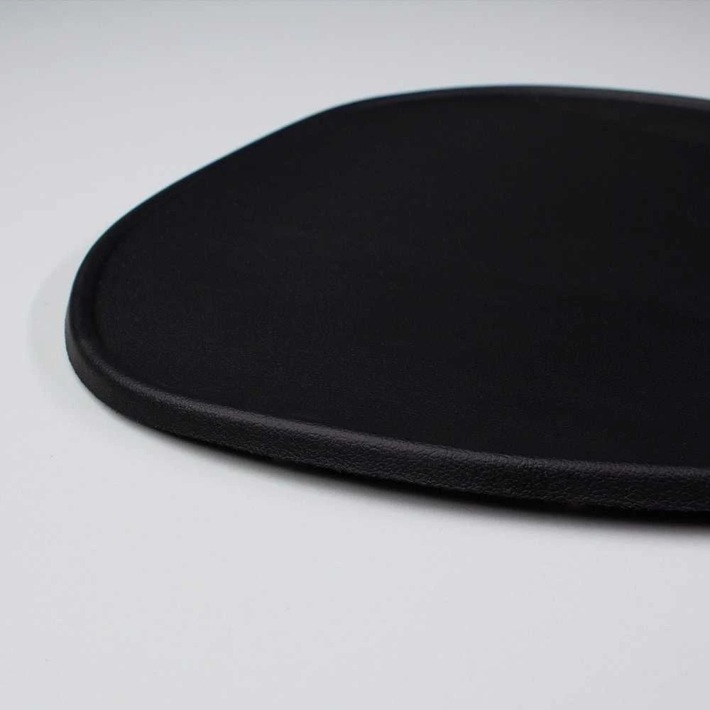 Wozinsky Ergonomic Pelės kilimėlis and Riešo atrama Gel Eco Leather Large Anti-Slip – juodos spalvos