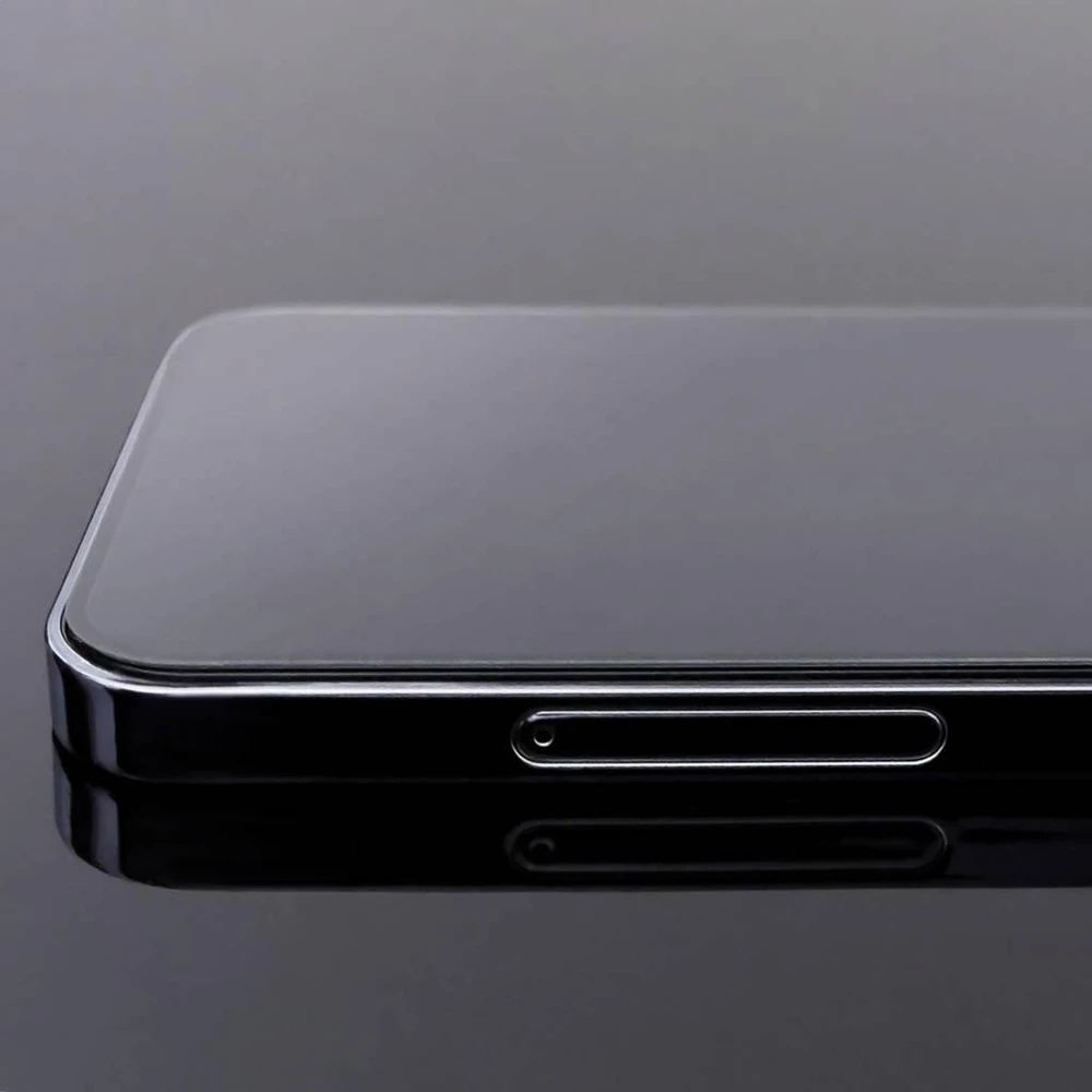 Wozinsky Full Cover Flexi Nano Glass Film apsauginis stiklas su rėmeliu Samsung Galaxy S22 + (S22 Plus) skaidrus