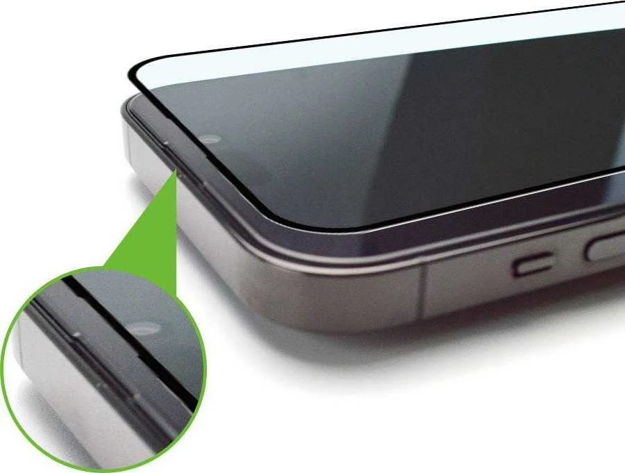 Wozinsky Grūdintas stiklas 9H su ramką montażową do iPhone 14 Pro Max Premium Glass juoda