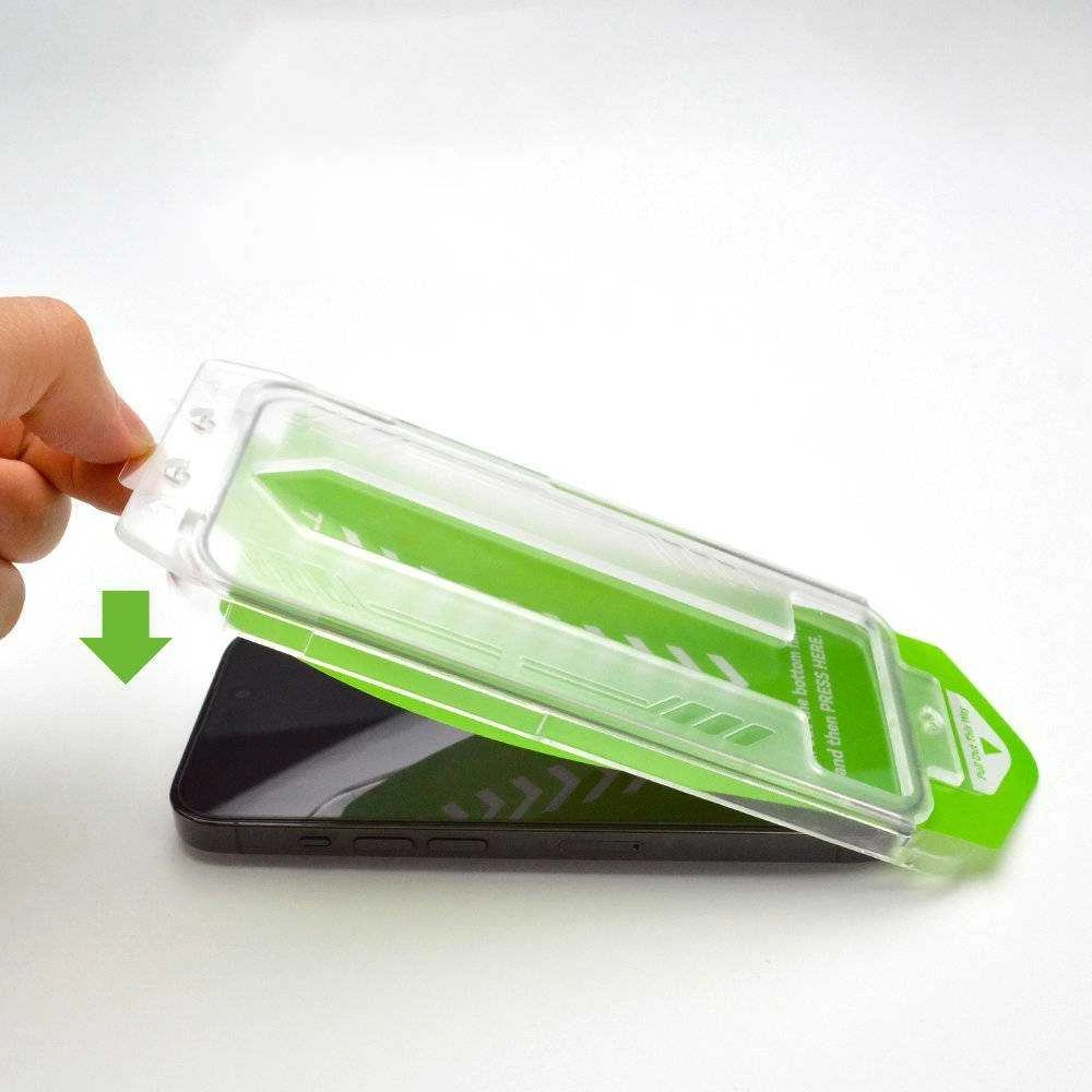 Wozinsky Grūdintas stiklas 9H su ramką montażową do iPhone 14 Plus Premium Glass juoda