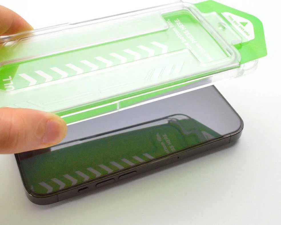 Wozinsky Grūdintas stiklas 9H su ramką montażową do iPhone 14 Plus Premium Glass juoda