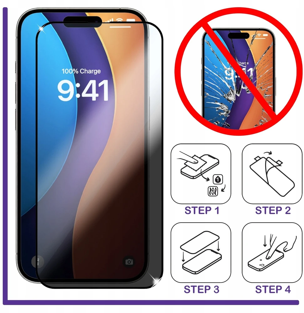 TFO Privatumą užtikrinantis grūdintas stiklas Samsung Galaxy A06s
