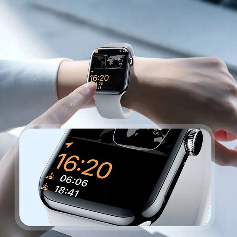 Wozinsky Full Glue Apsauginis stiklas with Juodas Frame Apple Watch Series 10 42mm (2 vnt.)