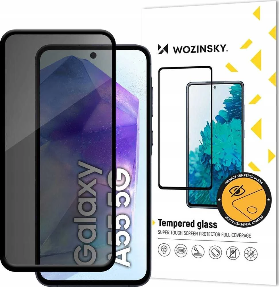 Wozinsky Privacy Glass Apsauginis stiklas Privacy with Anti-spy Filter Samsung Galaxy A55