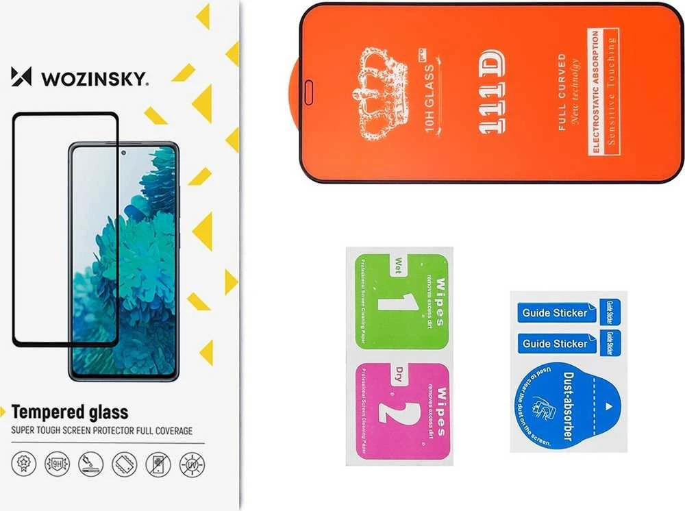 Wozinsky Grūdintas stiklas 9H na ekran Xiaomi Poco F5 Pro Tempered Glass juoda