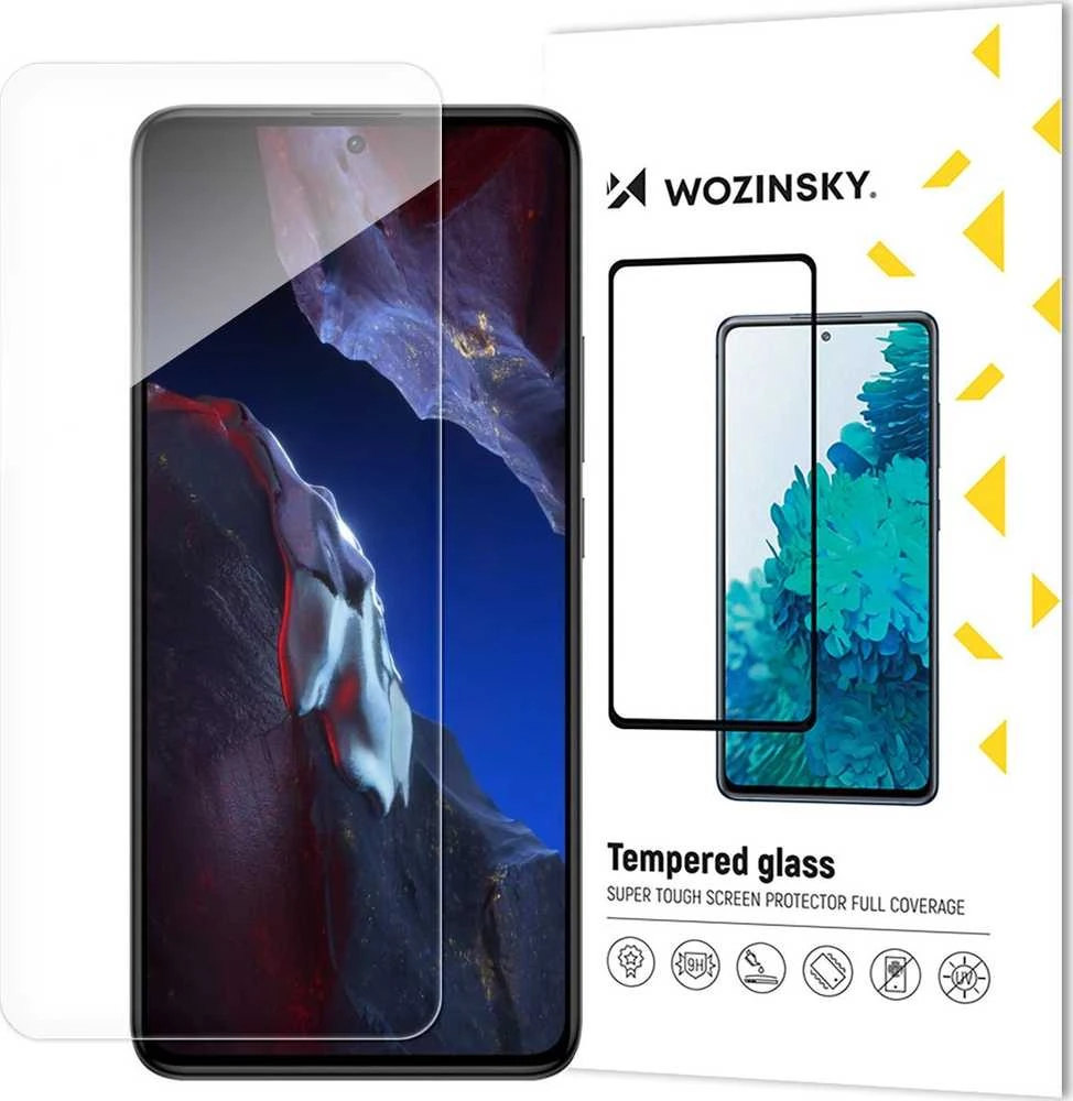 Wozinsky Grūdintas stiklas 9H na ekran Xiaomi Poco F5 Pro Tempered Glass juoda
