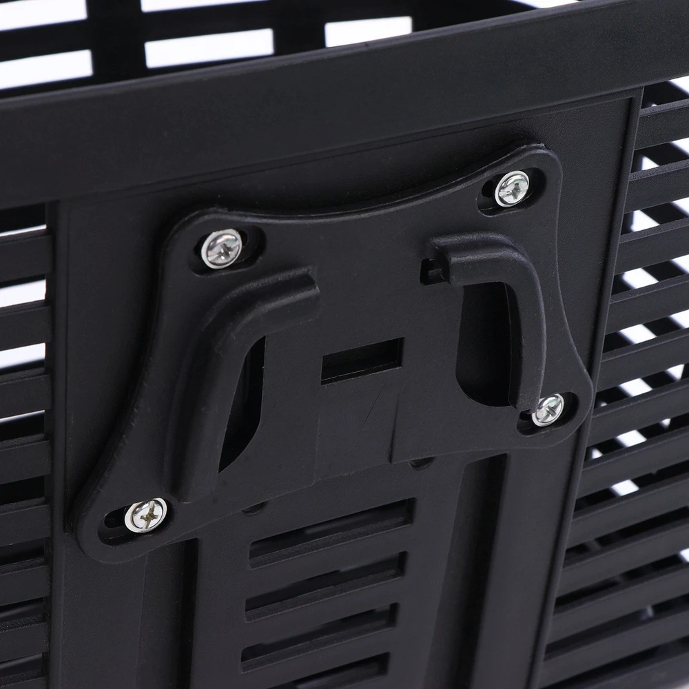 Wozinsky WKR-PK plastikas handlebar bicycle basket - juodas
