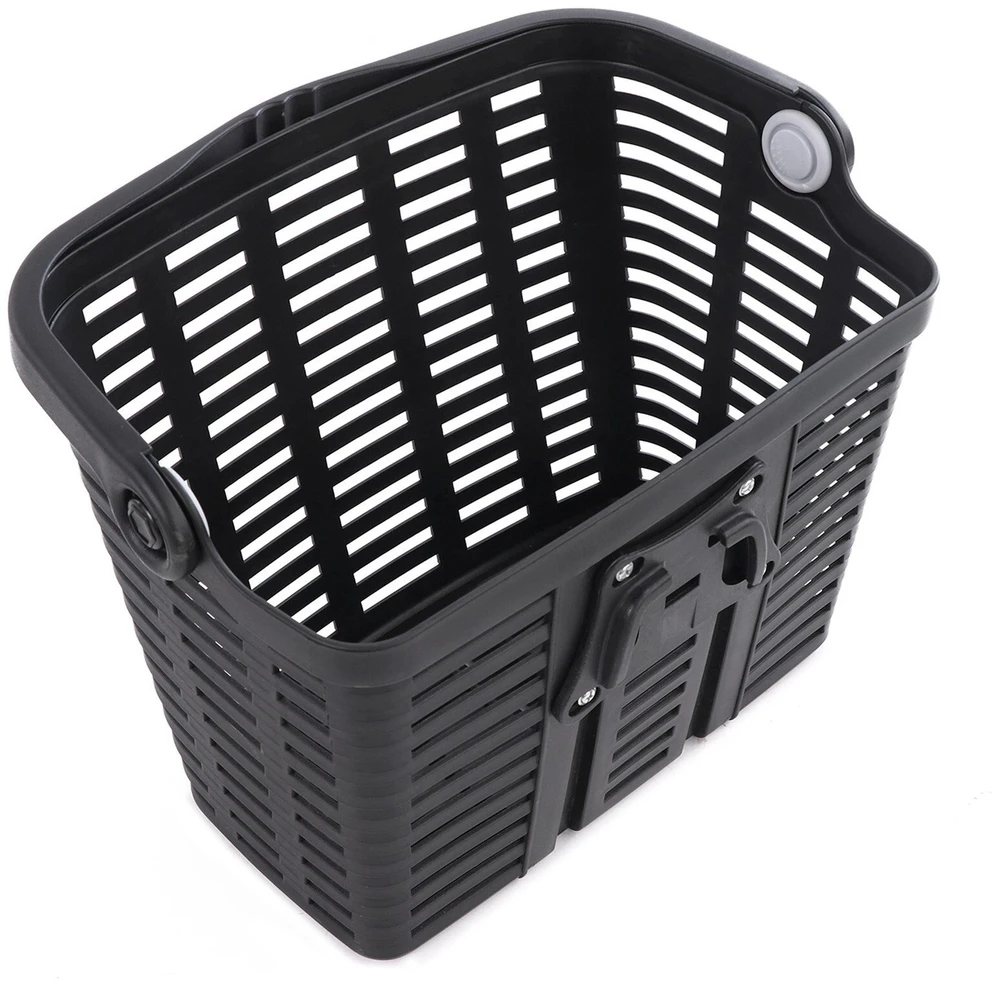 Wozinsky WKR-PK plastikas handlebar bicycle basket - juodas