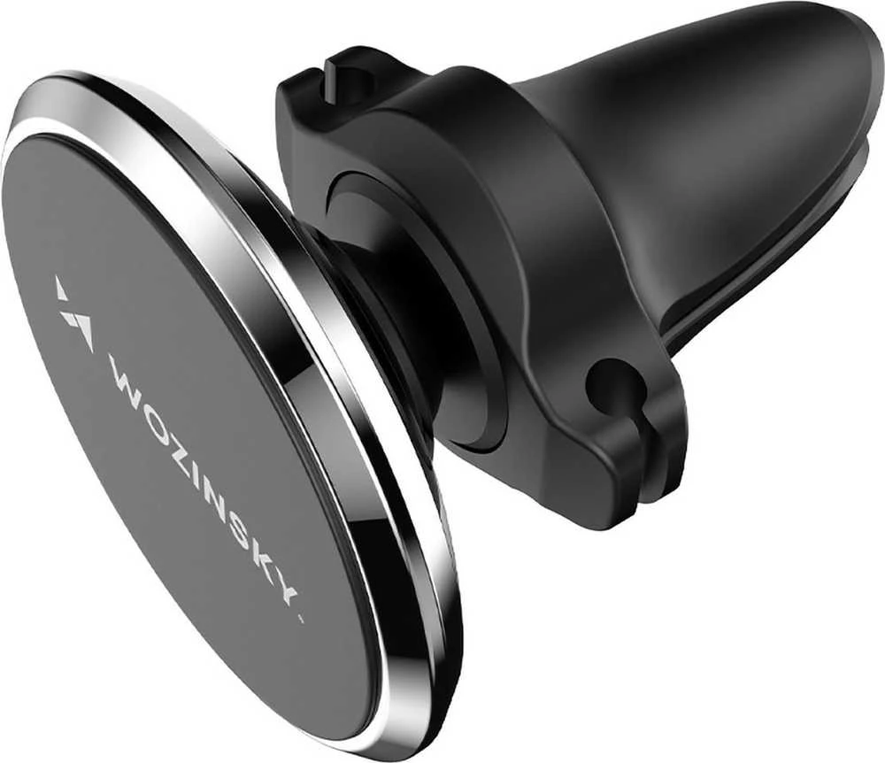 Wozinsky WUMKO magnetinis telefono laikiklis for car air vent – juodos spalvos