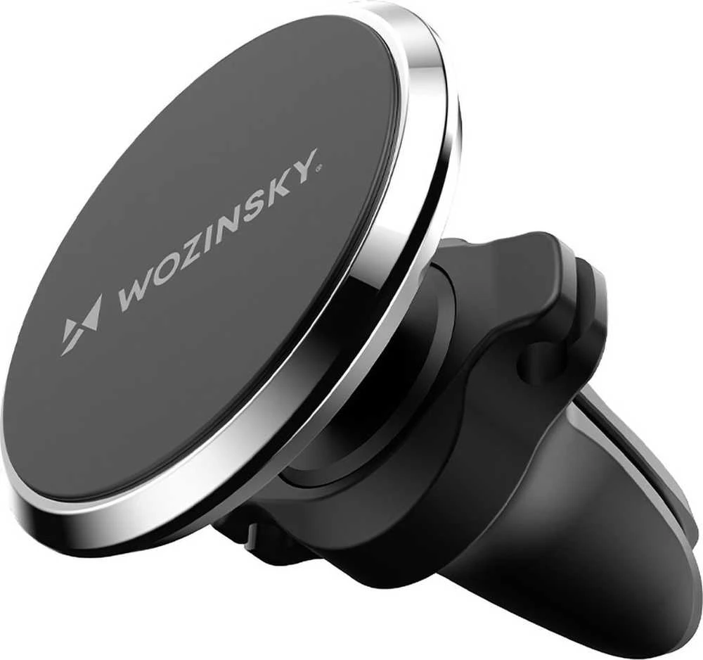 Wozinsky WUMKO magnetinis telefono laikiklis for car air vent – juodos spalvos