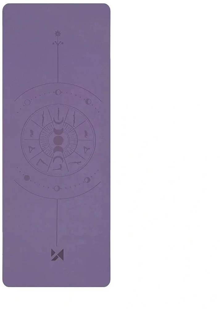 Mata do ćwiczeń Wozinsky WNSP-NKP 183 x 61 x 0,5 cm do jogi i gimnastyki su naturalnego kauczuku - violetinė