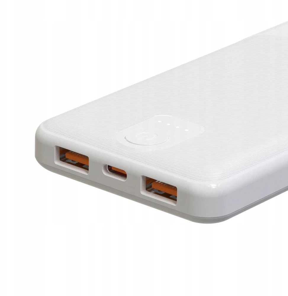 Wozinsky Powerbank Wpower WPBBK-3 10000 mAh 10 W 2x USB-A 2A - baltas (5907769387739)