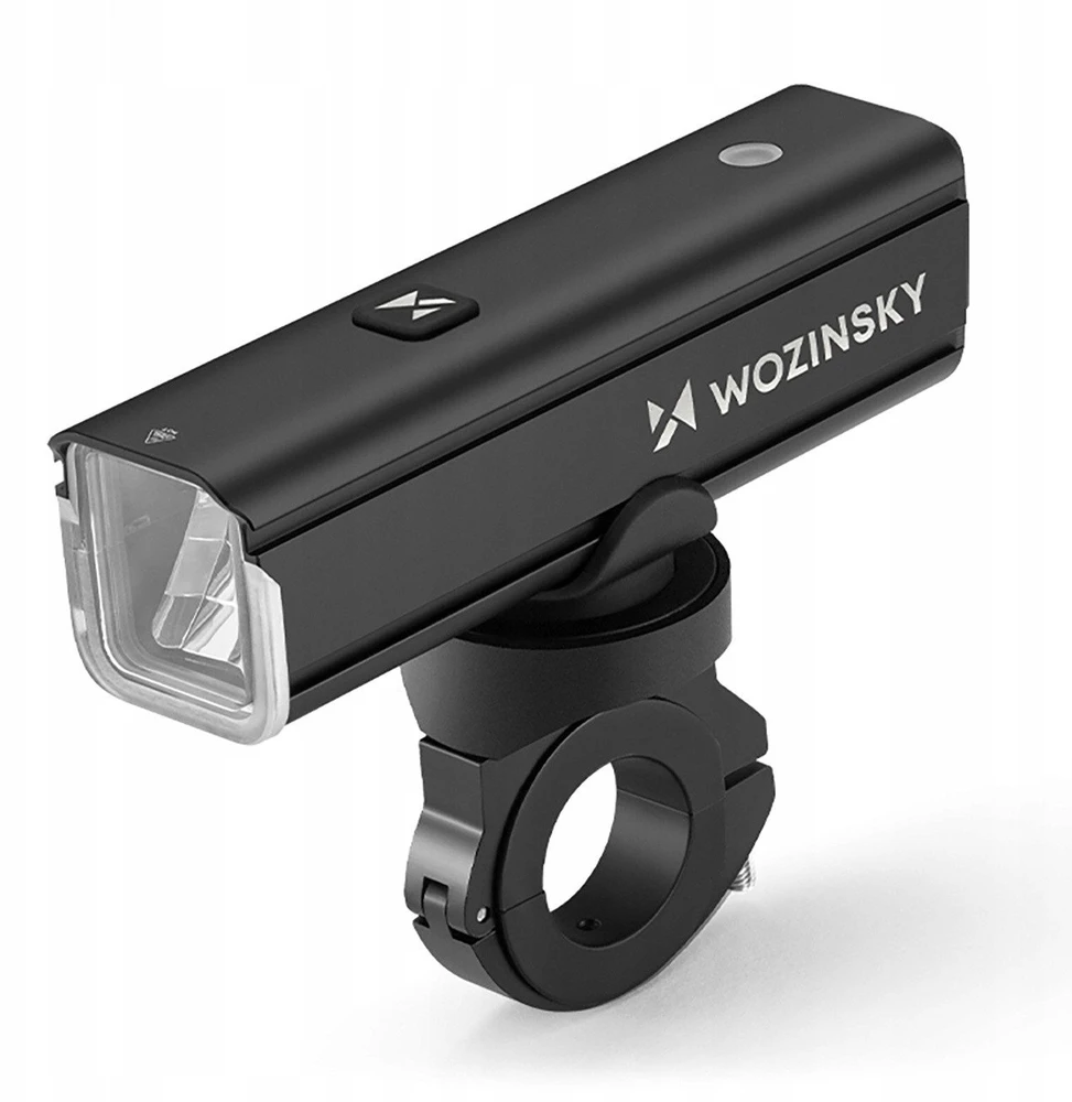 Wozinsky WSBLB3 priekinis (1000 lm) ir galinis USB-C dviračio žibintų komplektas – juodos spalvos