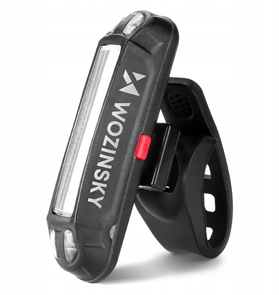 Wozinsky WSBLB3 priekinis (1000 lm) ir galinis USB-C dviračio žibintų komplektas – juodos spalvos