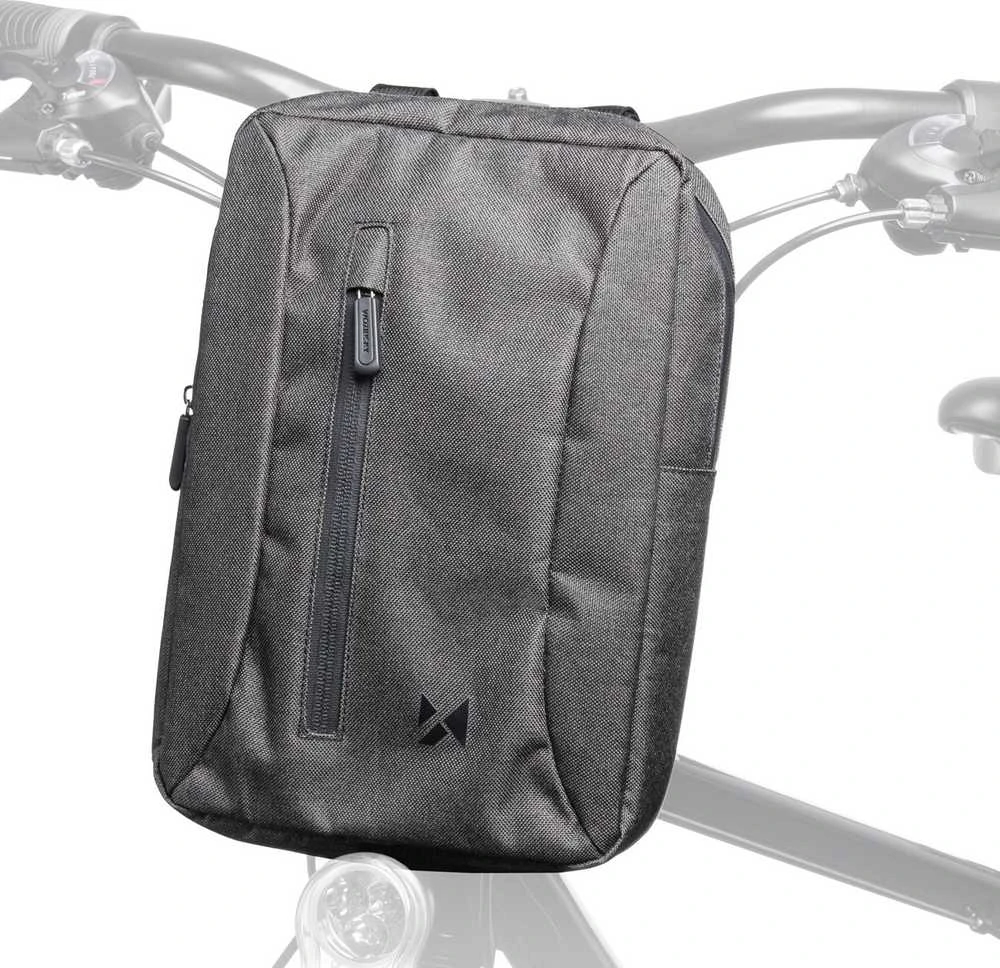 Wozinsky bicycle bag for handlebars – pilkos spalvos