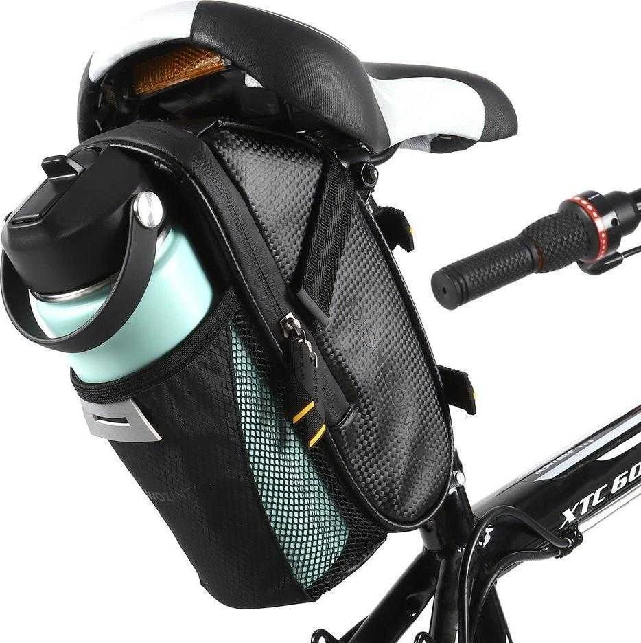 Wozinsky bike saddle bag 1.5 l juodos spalvos (WBB20BK)
