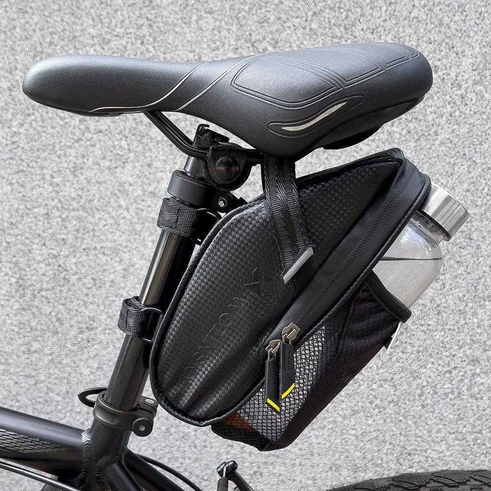 Wozinsky bike saddle bag 1.5 l juodos spalvos (WBB20BK)