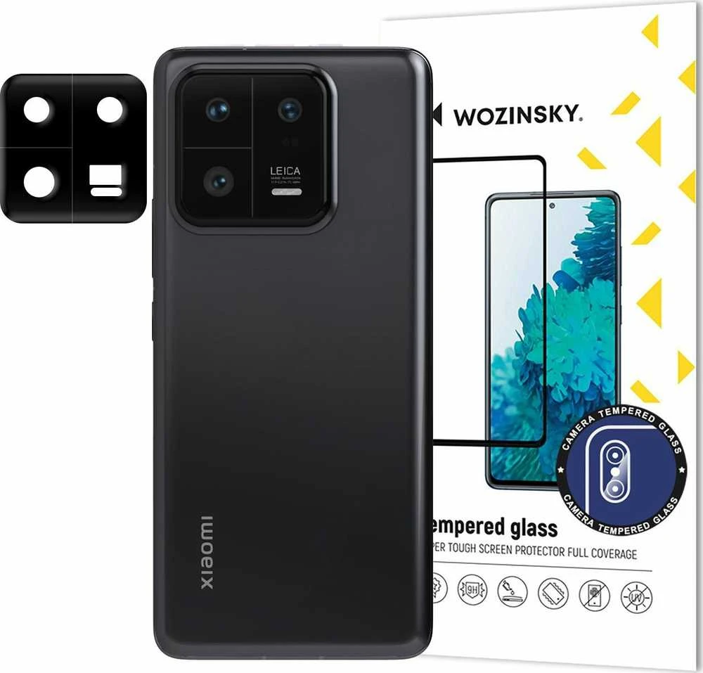 Wozinsky Grūdintas stiklas 9H na aparat kamerę do Xiaomi 13 Pro Full Camera Glass