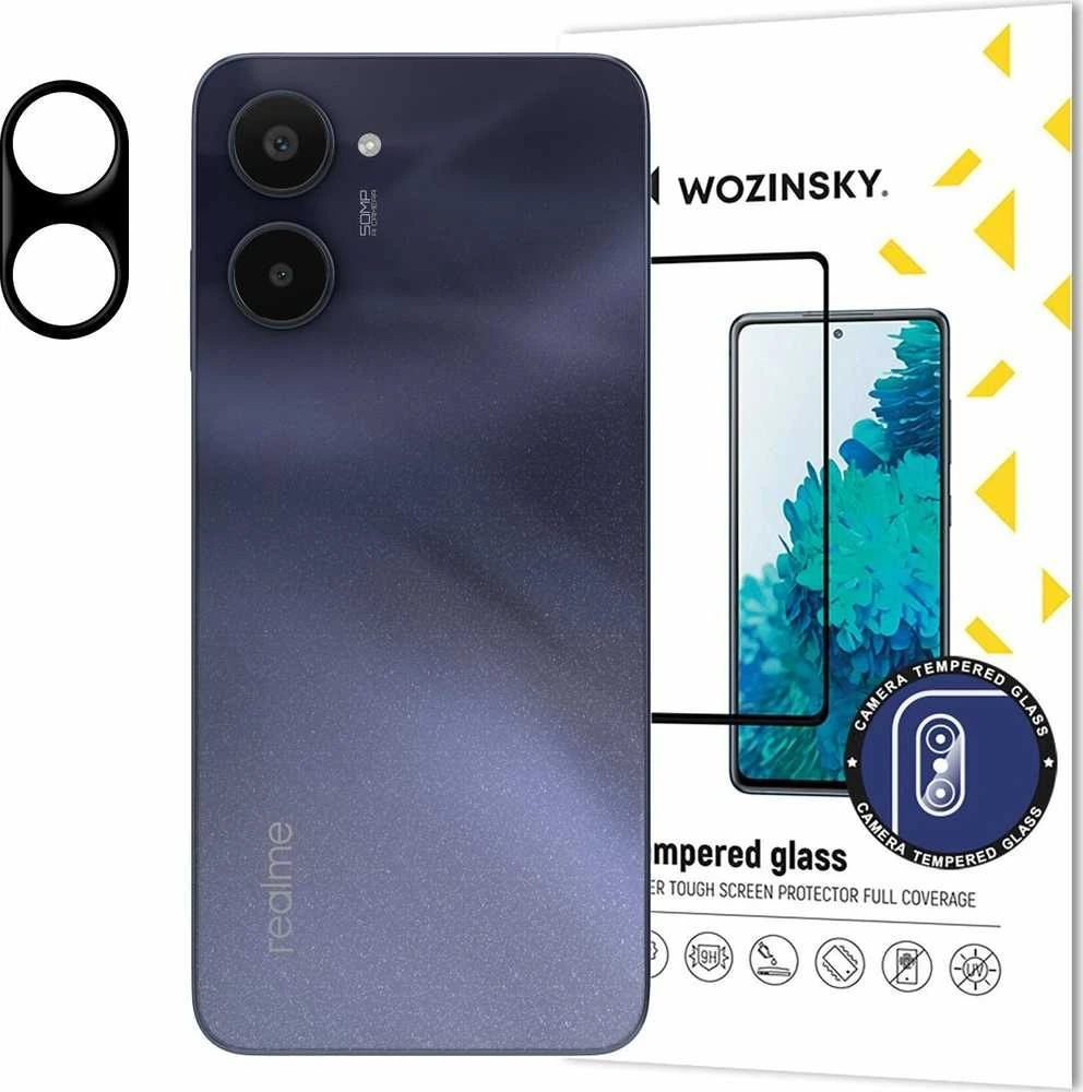 Grūdintas stiklas 9H na aparat kamerę do Realme 10 Full Camera Glass