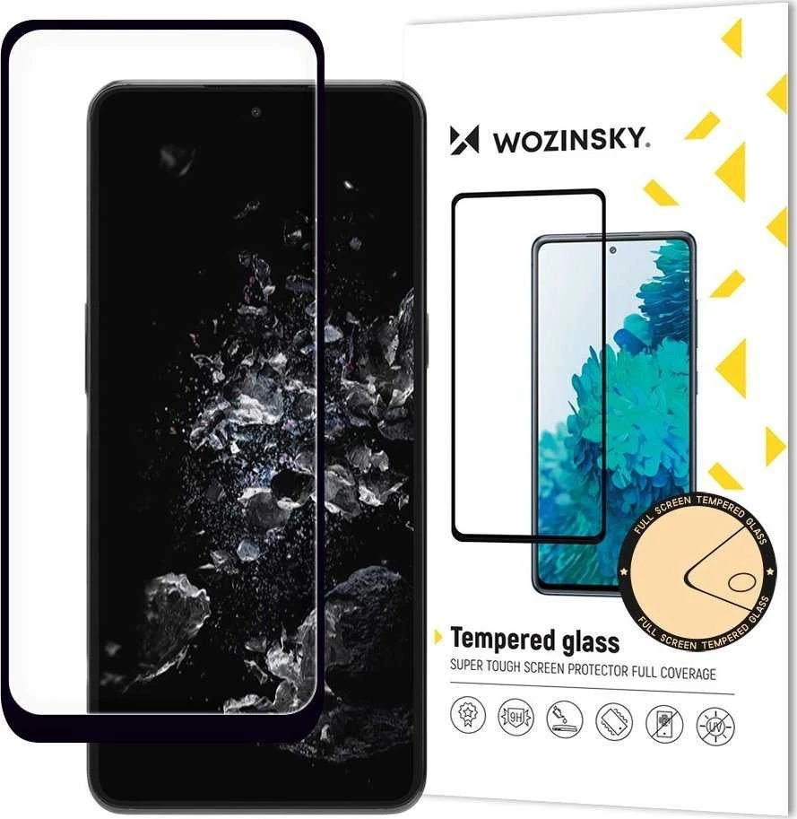 Wozinsky Grūdintas stiklas 9H viso ekrano OnePlus 10T / Ace Pro su juodu rėmeliu Full Glue Tempered Glass
