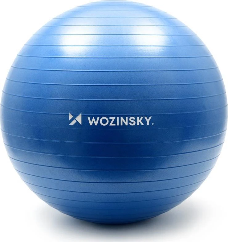 Wozinsky WGB65BL mankštos kamuolys, 65 cm, Mėlyna