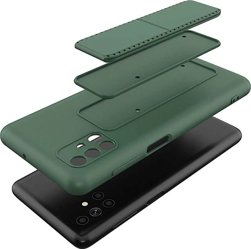 Wozinsky Kickstand dėklas skirtas Samsung Galaxy M51, juodas