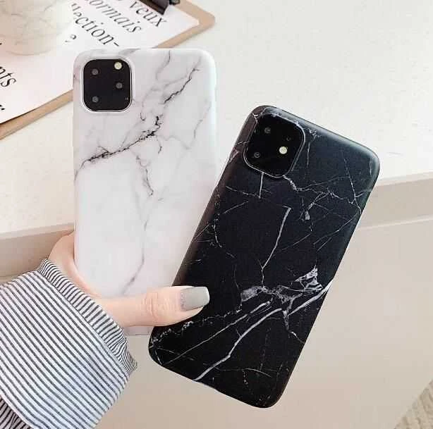 Wozinsky Marmurinis gelio dėklas, skirtas Samsung Galaxy M51 Marble juodas