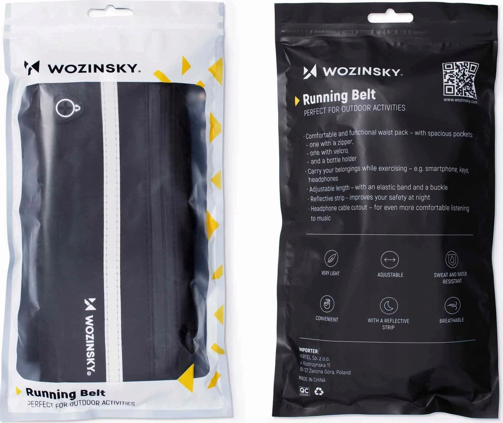 Wozinsky nerka bėgiojimui pas biegowy juoda (WRBBK1)