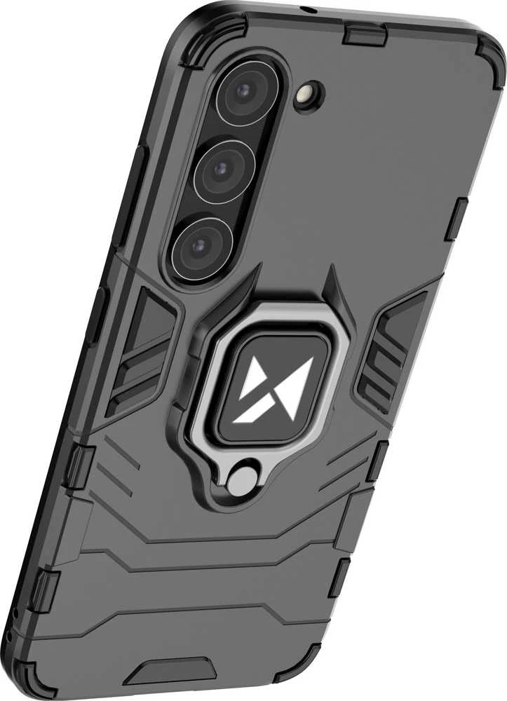 Wozinsky Dėklas Armored Case Samsung Galaxy S23+ Magnetic Holder Ring Armor juoda