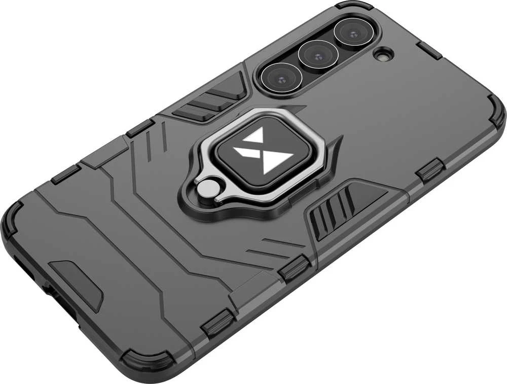 Wozinsky Dėklas Armored Case Samsung Galaxy S23+ Magnetic Holder Ring Armor juoda