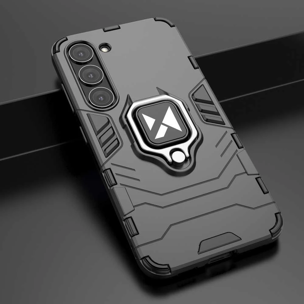 Wozinsky Dėklas Armored Case Samsung Galaxy S23+ Magnetic Holder Ring Armor juoda