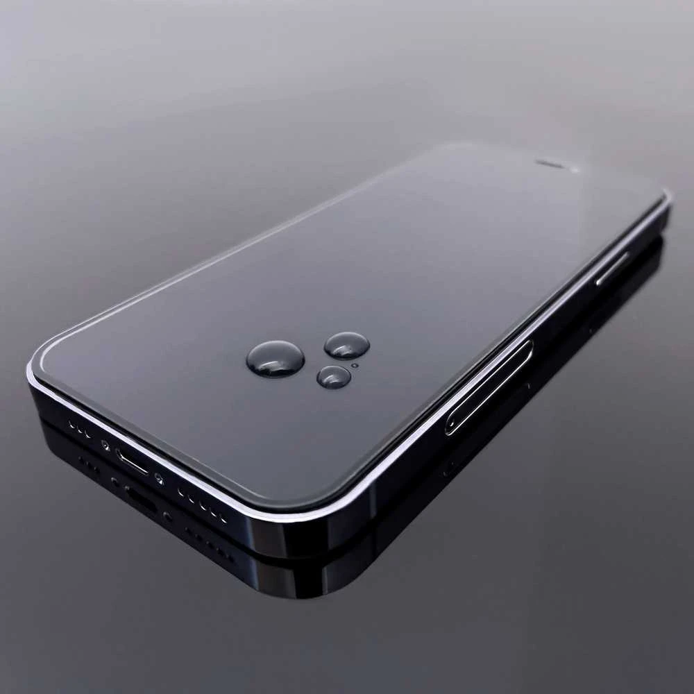 Wozinsky Durable grūdintas stiklas 9H viso ekrano Motorola Moto G62 su rėmeliu Case Friendly juoda