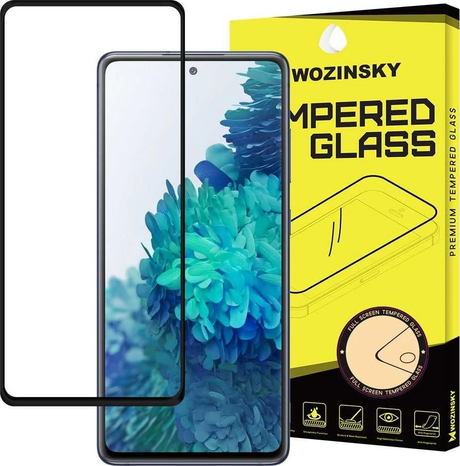LCD apsauginis stikliukas Wozinsky 5D pritaikytas dėklui Samsung A525 A52 4G/A526 A52 5G/A528 A52s 5G juodas