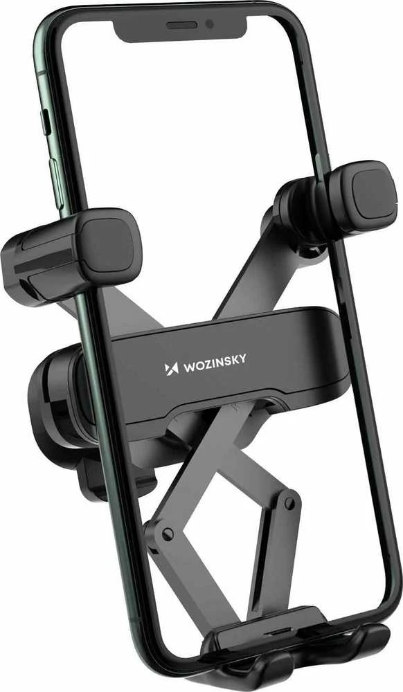 Wozinsky gravitacinis telefono laikiklis automobiliui juodos spalvos (WCHBK7)