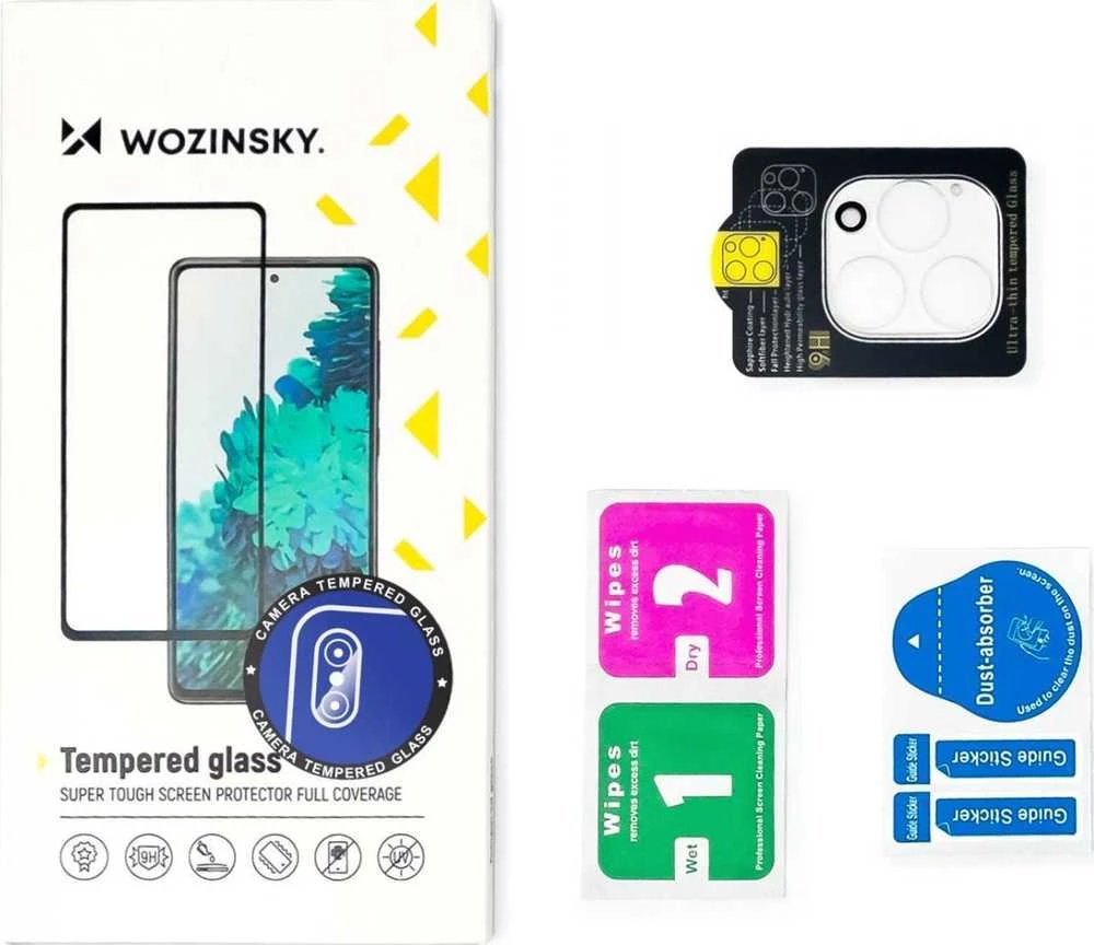 Wozinsky Full Camera Glass 9H Full apsauginis stiklas kamerai iPhone 13 Pro Camera
