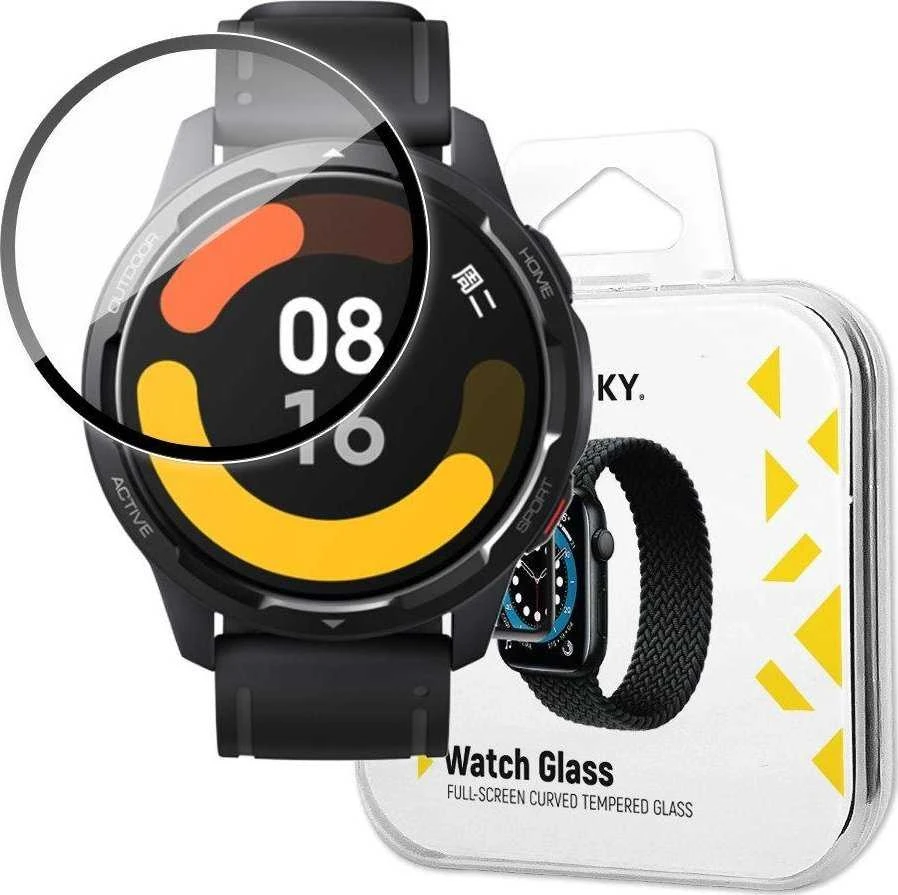 Wozinsky Hibridinis apsauginis stiklas skirtas Xiaomi Watch Color 2 juodas