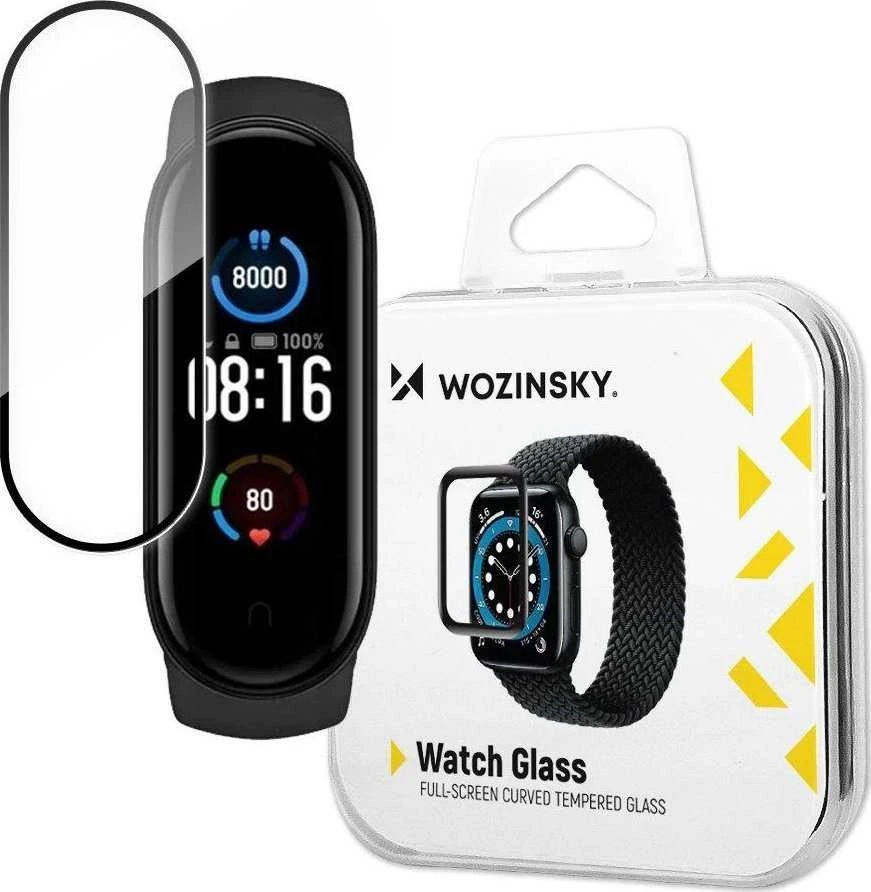 Wozinsky Hibridinis apsauginis stiklas, skirtas Xiaomi Mi Band 5 juodas